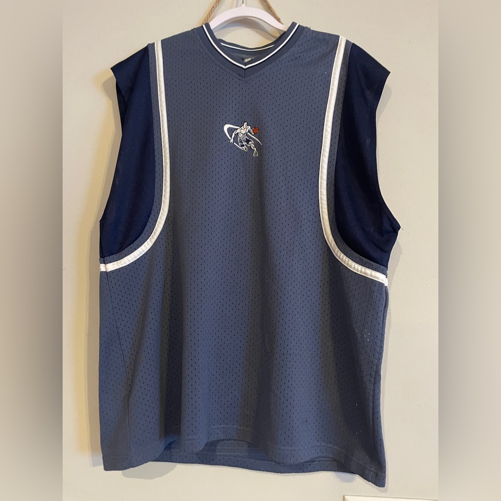 And1 Blue and White Men's Tank Top